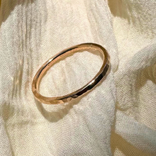 Load image into Gallery viewer, Gold Hammered Stacking Ring - Medium Weight