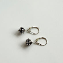 Load image into Gallery viewer, Silver Sea Urchin Earrings