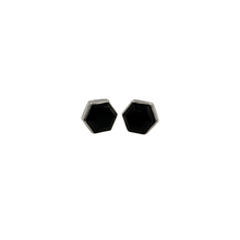 Load image into Gallery viewer, Black Onyx Stud Earrings