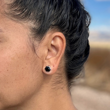 Load image into Gallery viewer, Black Onyx Stud Earrings