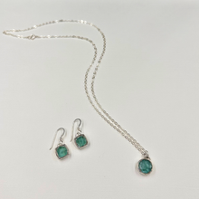 Load image into Gallery viewer, Turquoise Kapa Cloth Earrings