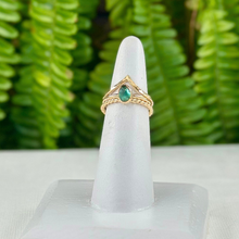 Load image into Gallery viewer, Blue Tourmaline & Gold Filled Stacking Set