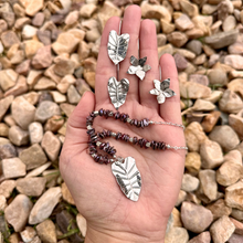 Load image into Gallery viewer, Kalo Leaf Earrings