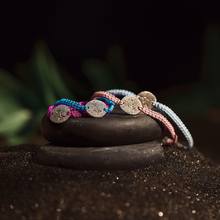 Load image into Gallery viewer, Knotted Silver Hoku Bracelet