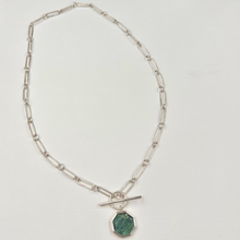 Load image into Gallery viewer, Kapa Cloth Pendant & Paperclip Chain