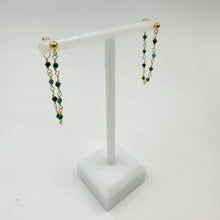 Load image into Gallery viewer, Turquoise Gold-Filled Earring Jackets