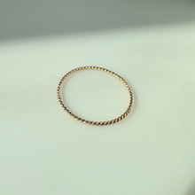 Load image into Gallery viewer, Gold Filled Stacking Ring - Twist