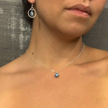 Load image into Gallery viewer, Blue Pearl Dainty Necklace