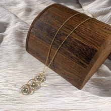 Load image into Gallery viewer, Green Pearl Goddess Necklace