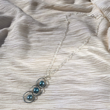 Load image into Gallery viewer, Blue Pearl Goddess Necklace