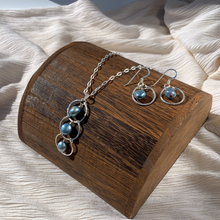 Load image into Gallery viewer, Blue Pearl Goddess Necklace