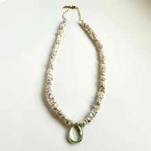 Load image into Gallery viewer, Amethyst &amp; Shell Necklace
