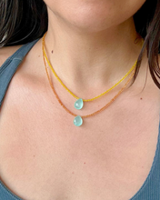 Load image into Gallery viewer, Citrine &amp; Chalcedony Necklace
