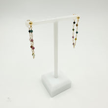 Load image into Gallery viewer, Tourmaline Gold Filled Earring Jackets
