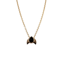 Load image into Gallery viewer, Black Onyx &amp; Gold Necklace
