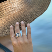 Load image into Gallery viewer, Gold Filled Stacking Ring - Hammered
