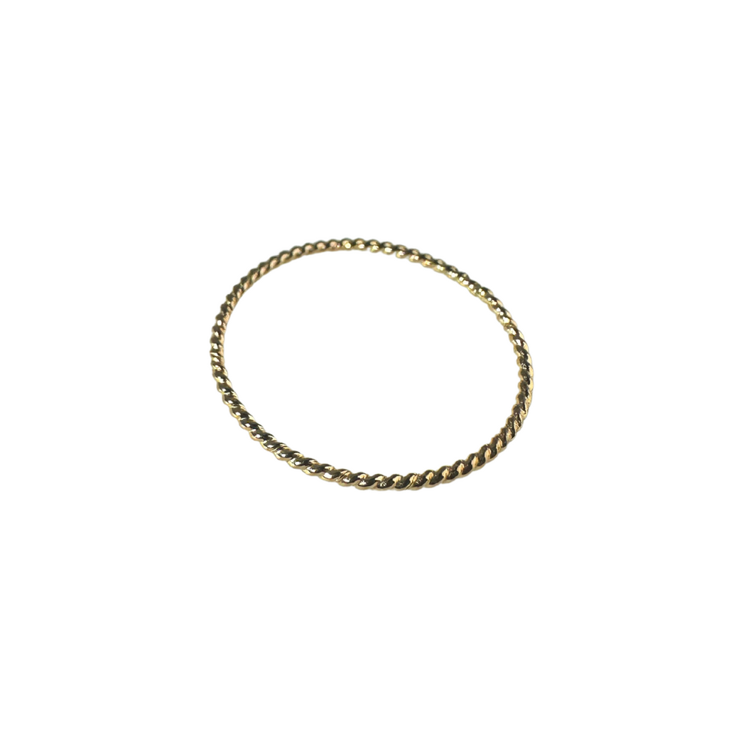 Gold Filled Stacking Ring - Twist