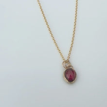 Load and play video in Gallery viewer, Garnet Pendant
