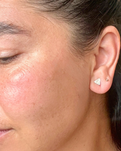 Load image into Gallery viewer, Sterling Silver Triangle Studs
