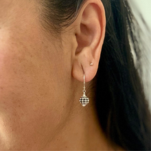 Load image into Gallery viewer, Silver Sea Urchin Earrings
