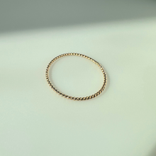 Load image into Gallery viewer, Gold Filled Stacking Ring - Twist
