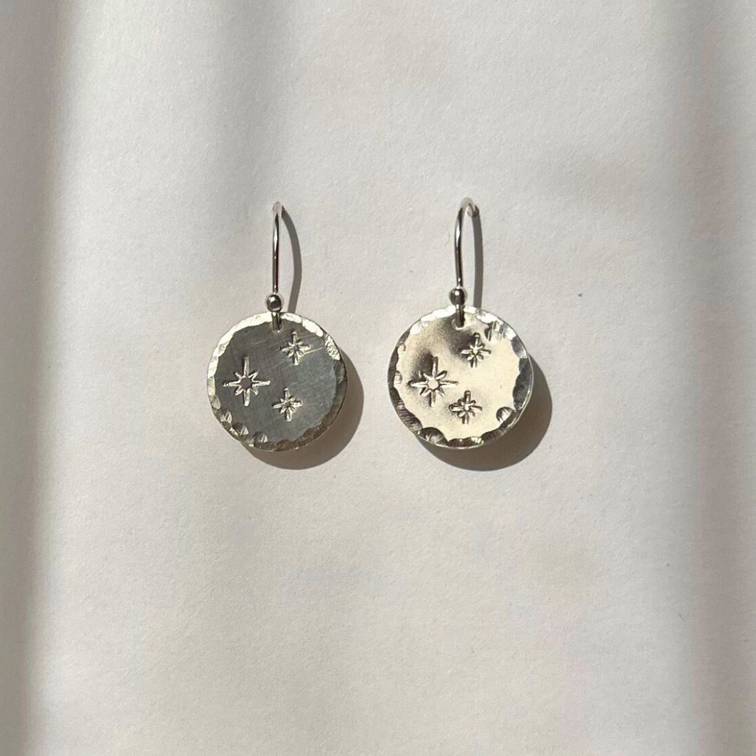 Sterling Silver Wayfinder Dangle Earrings